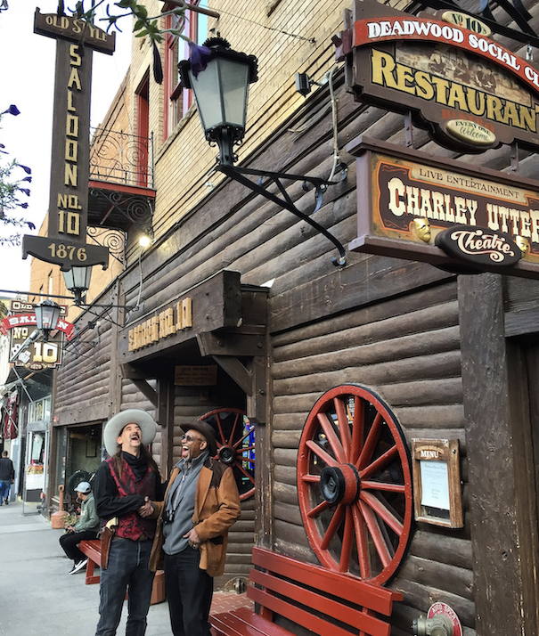 The No. 10 Saloon in Deadwood, named after the saloon where Wild Bill Hickok was shot.